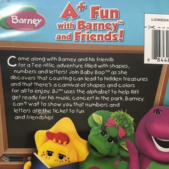 💕Barney 1 2 3 Learn DVD 💕 - Picture 3 of 4